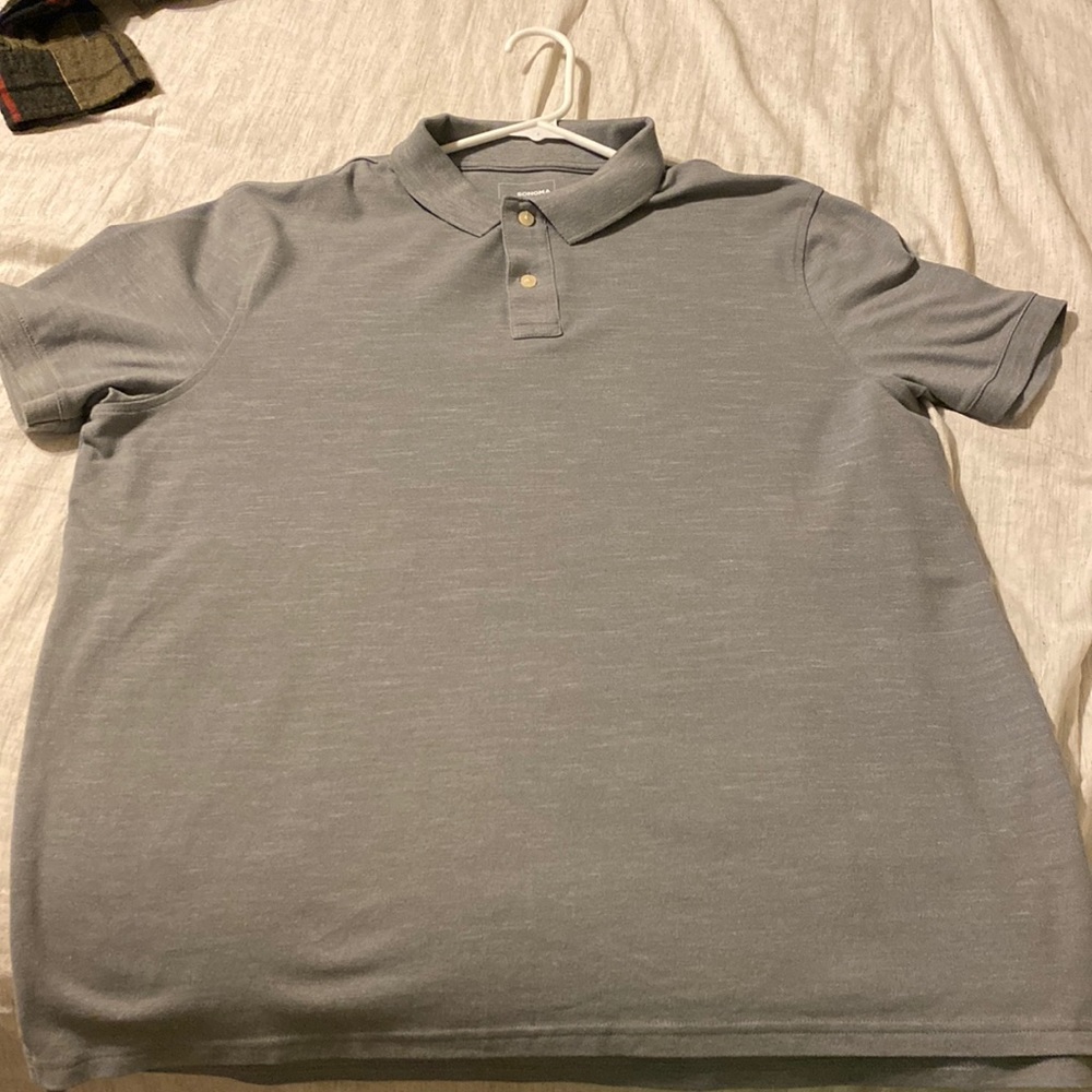 Mens gray Sonoma polo